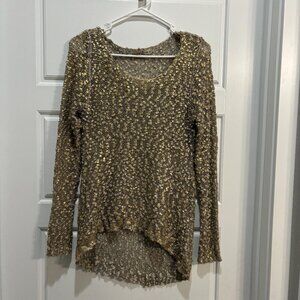 Grifflin Paris Women's Gold Sweater